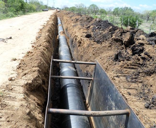 Execução das obras da Adutora do Sisal